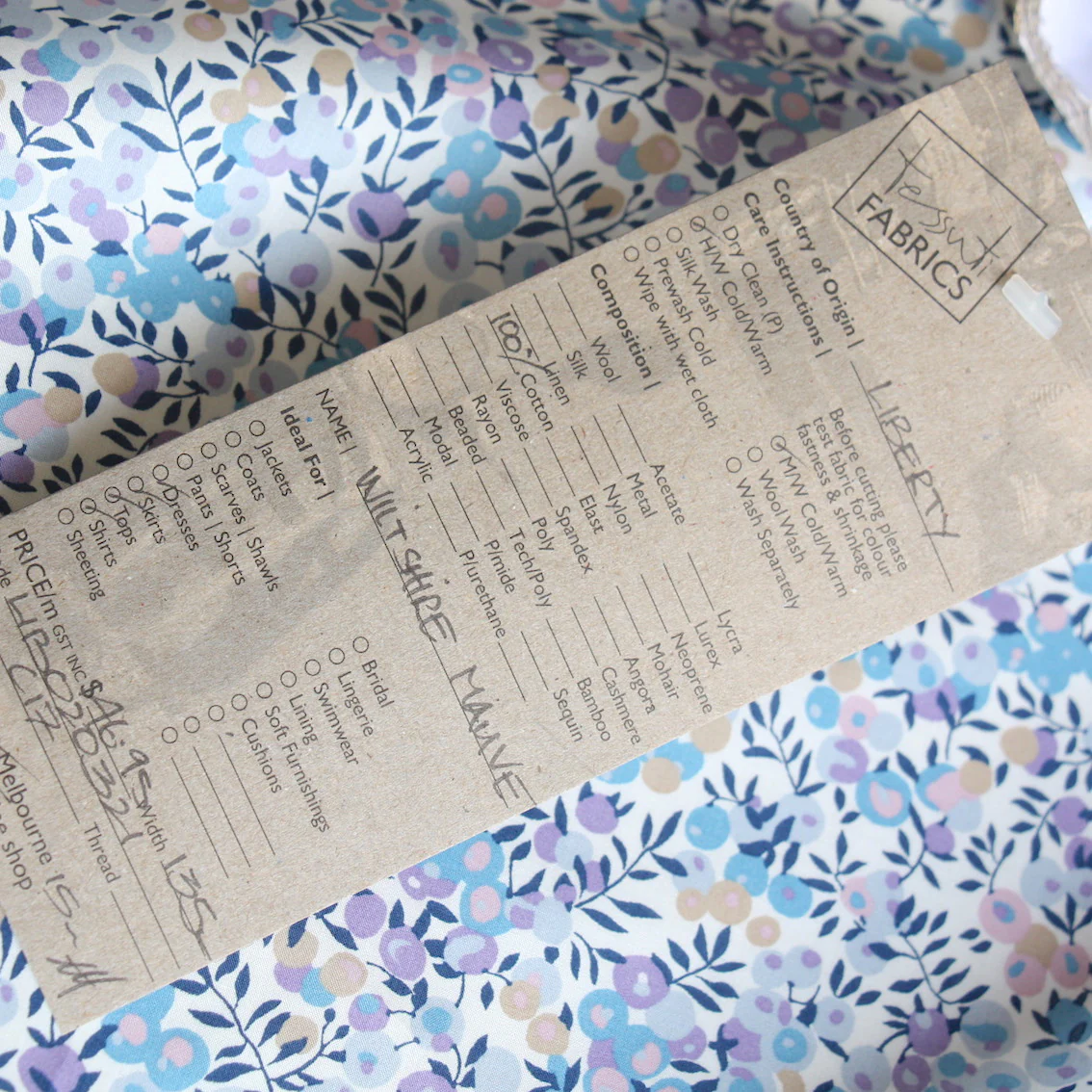 Wiltshire Mauve - Liberty Tana Lawn⢠- Image 4