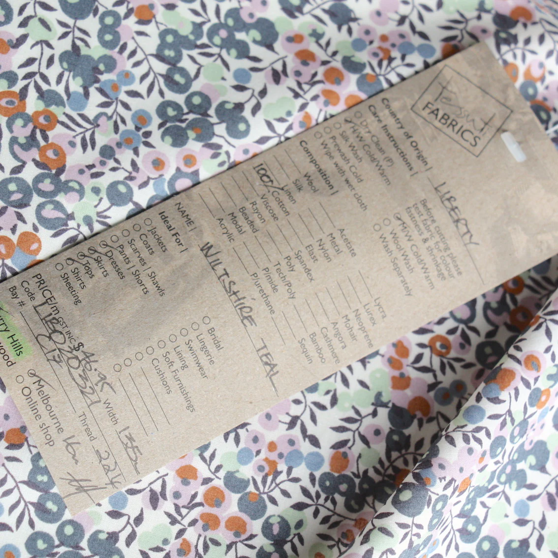 Wiltshire Teal - Liberty Tana Lawn™ - Image 4