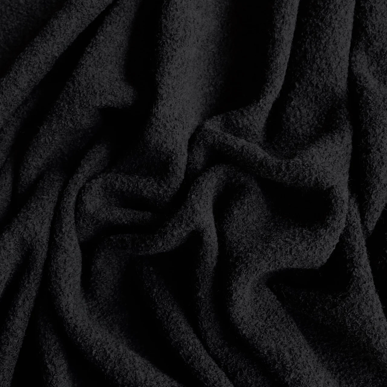 Woolly Black Bouclé - Image 2