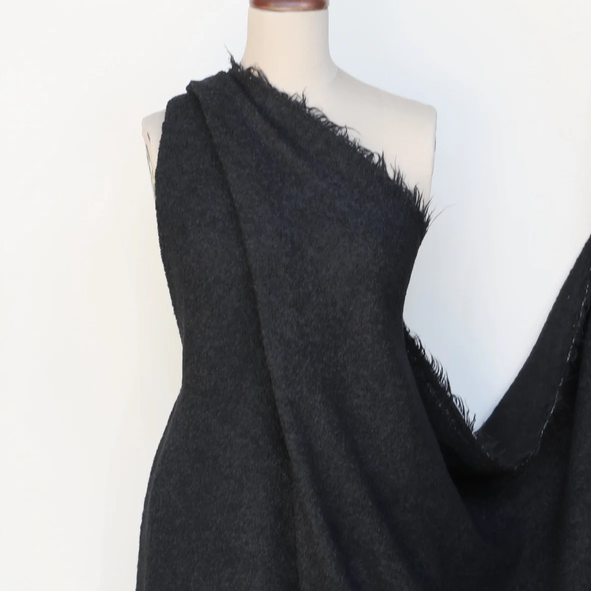 Woolly Black Bouclé - Image 4