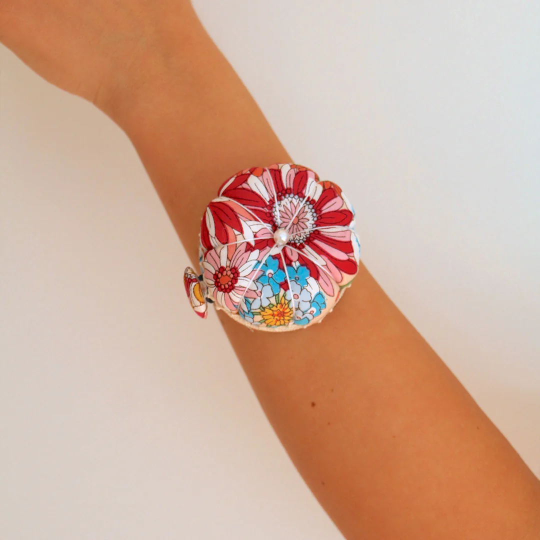 Wrist Pin Cushion - Red - Image 2