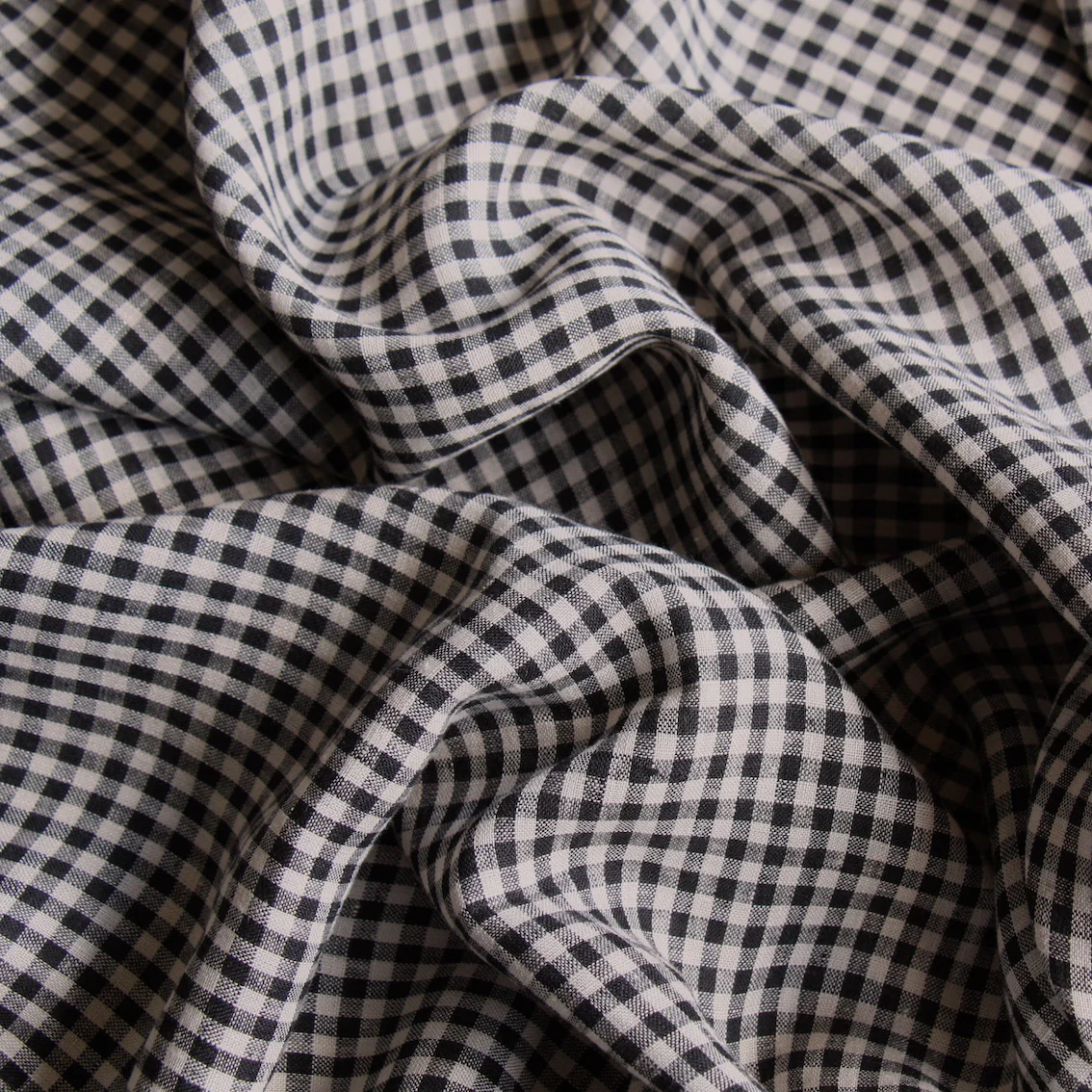 Yasmin Check Washed Linen - Image 2