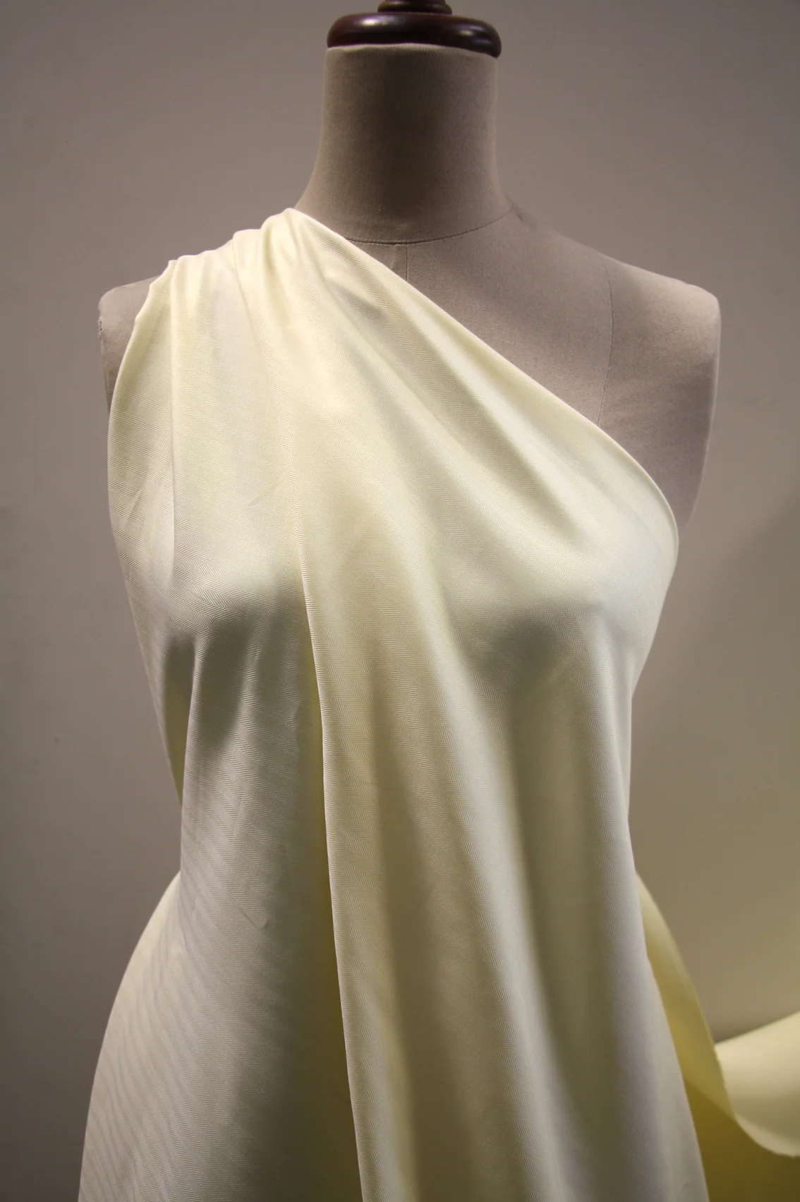 Yellow Herringbone Shirting - Image 3