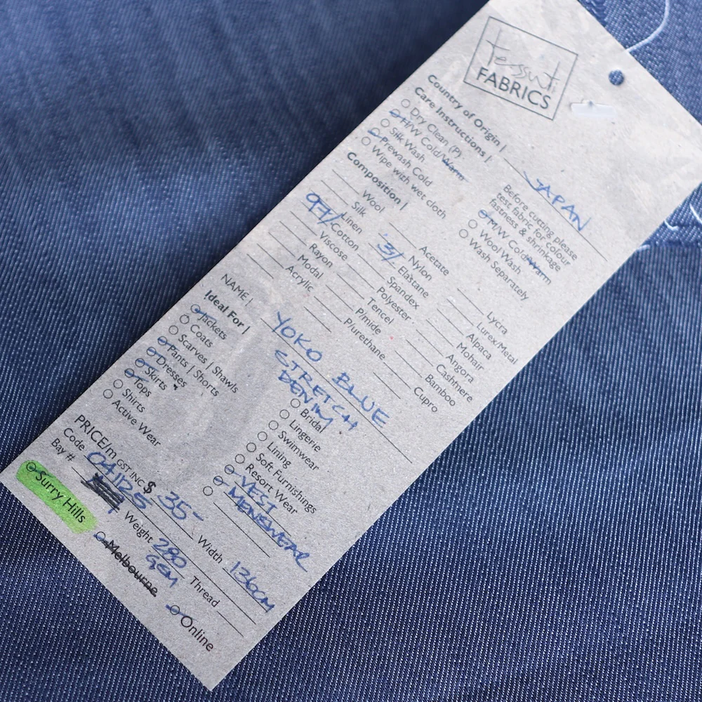 Yoko Blue - Stretch Denim - Image 3