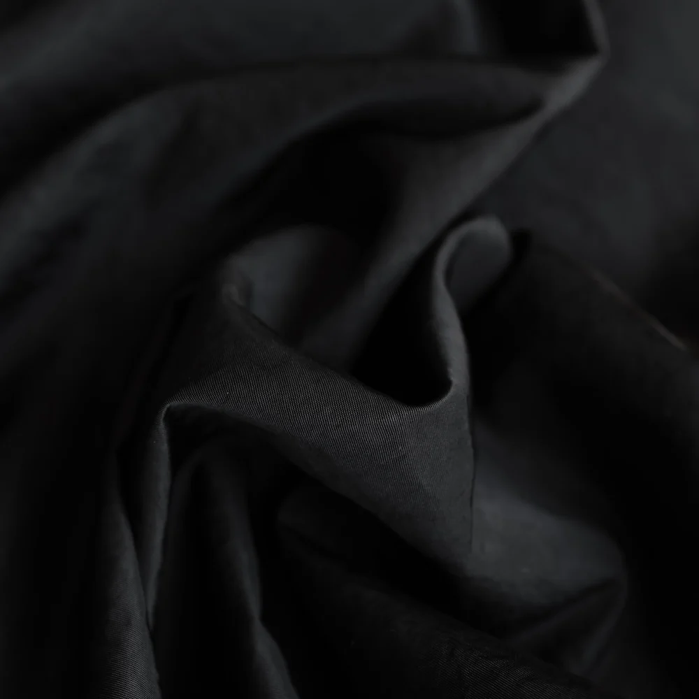 Zaza Black Nylon Twill - Image 2