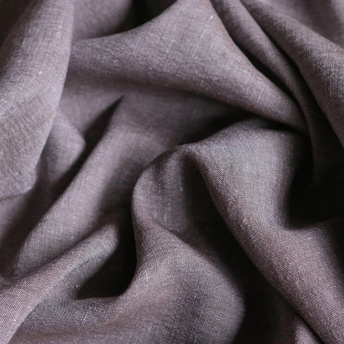 Zena Carob Linen/Viscose Blend - Image 2