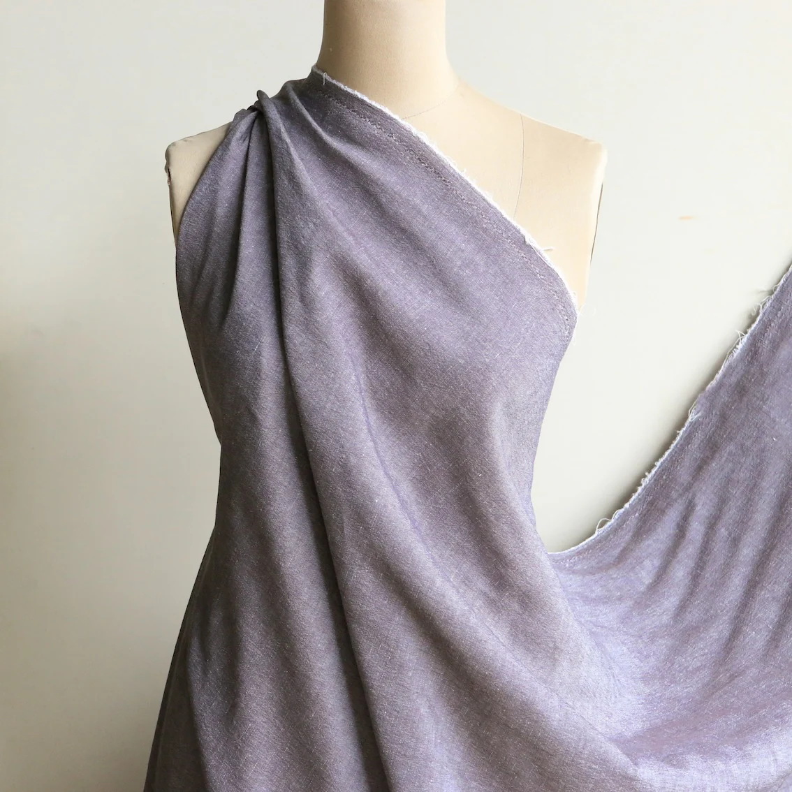 Zena Carob Linen/Viscose Blend - Image 4