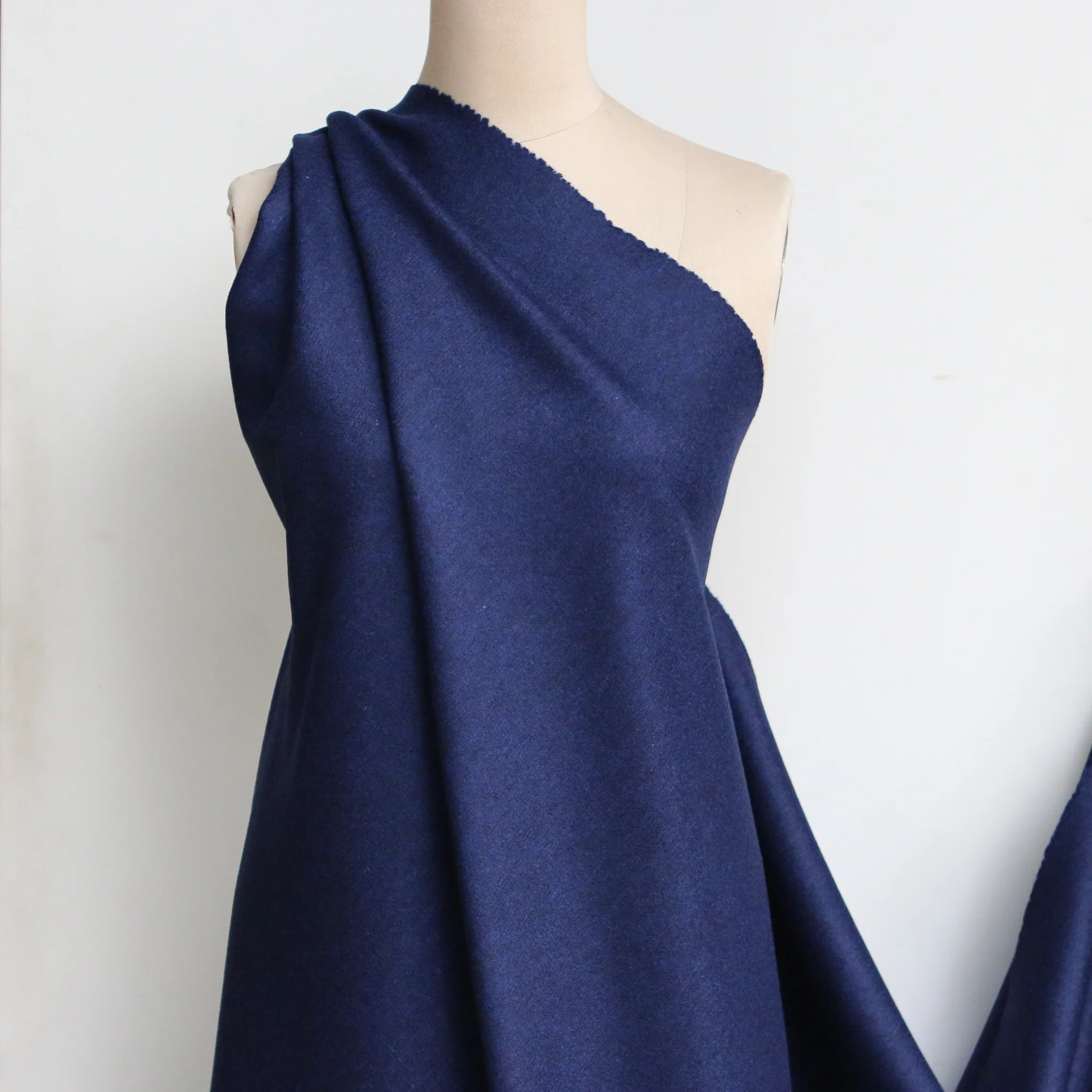Zimone Marina Blu Melange - Felted Wool Knit - Image 4