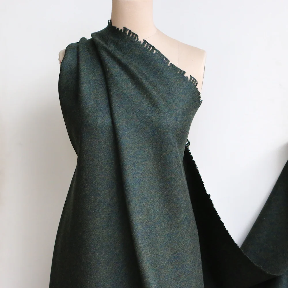 Zimone Oliva Melange - Felted Wool Knit - Image 3