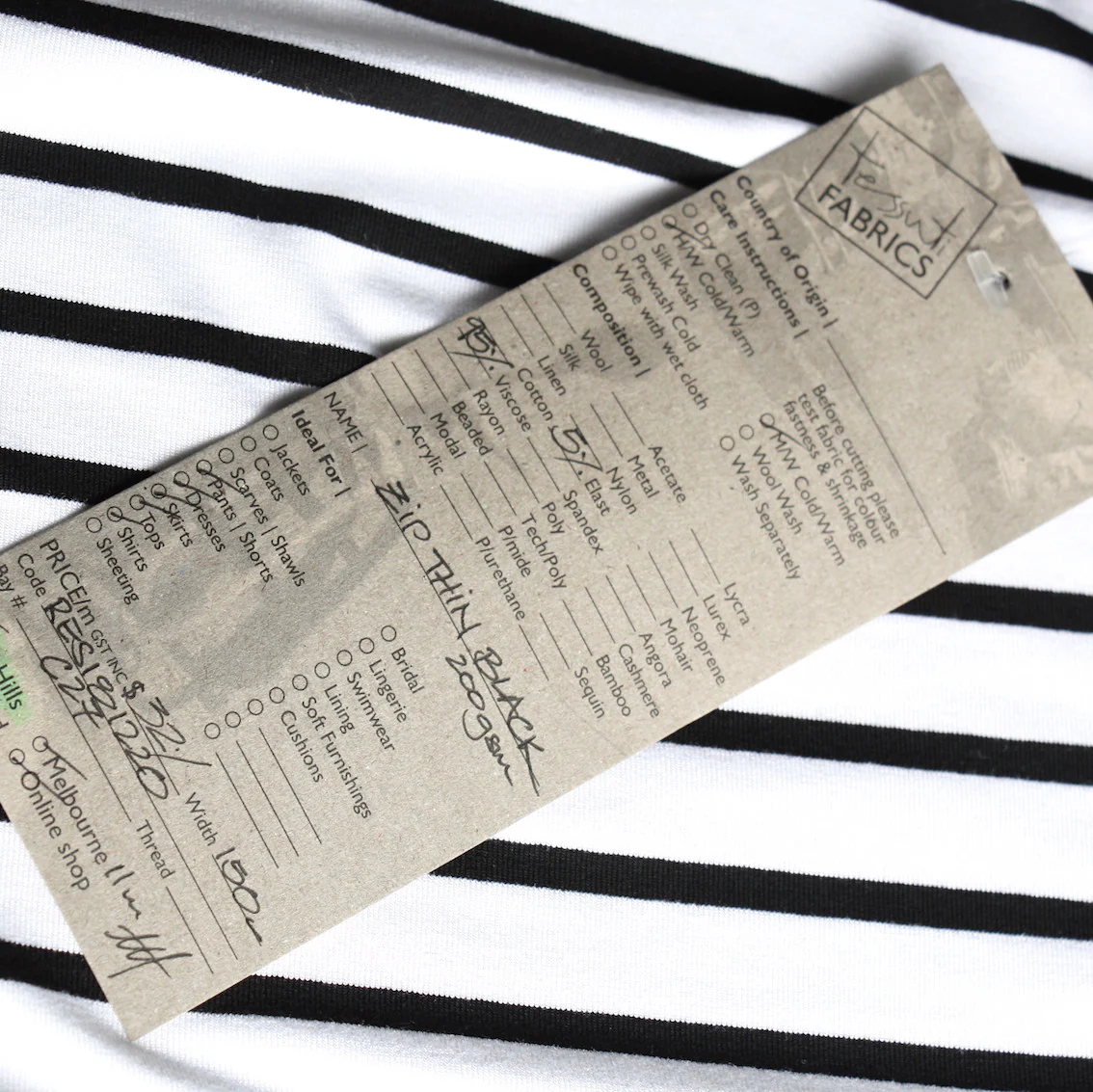 Zip Thin Black Jersey - Image 4