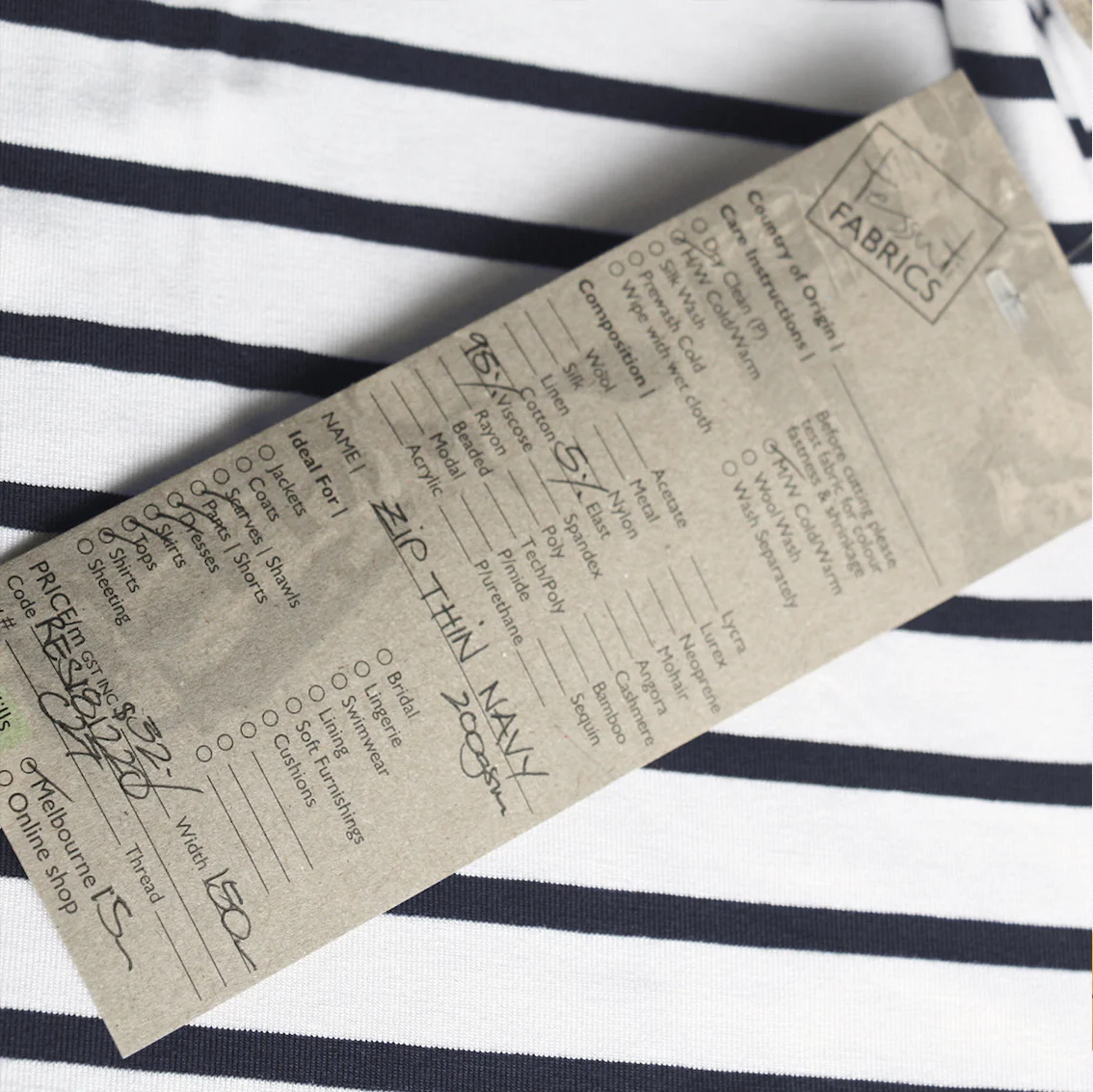 Zip Thin Navy Jersey - Image 4