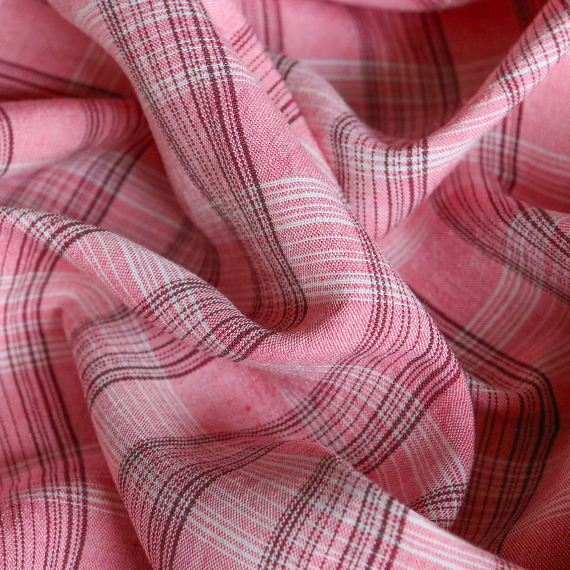 Zoe Pink Linen/Viscose Blend - Image 2