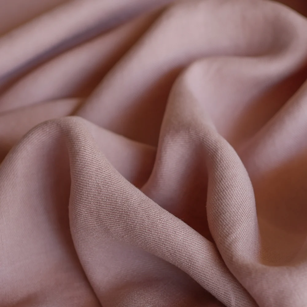 Zoe Rose Pink Linen Twill - Image 2