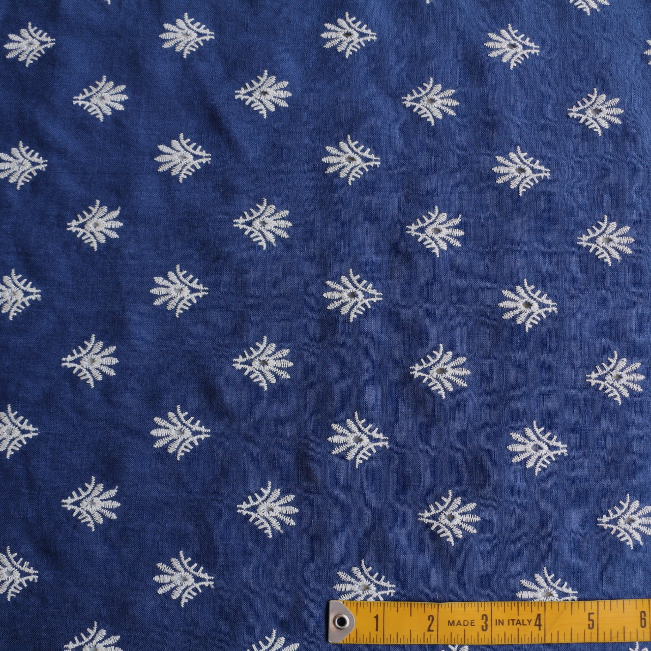 Zoey Marine Embroidered Linen - Image 3
