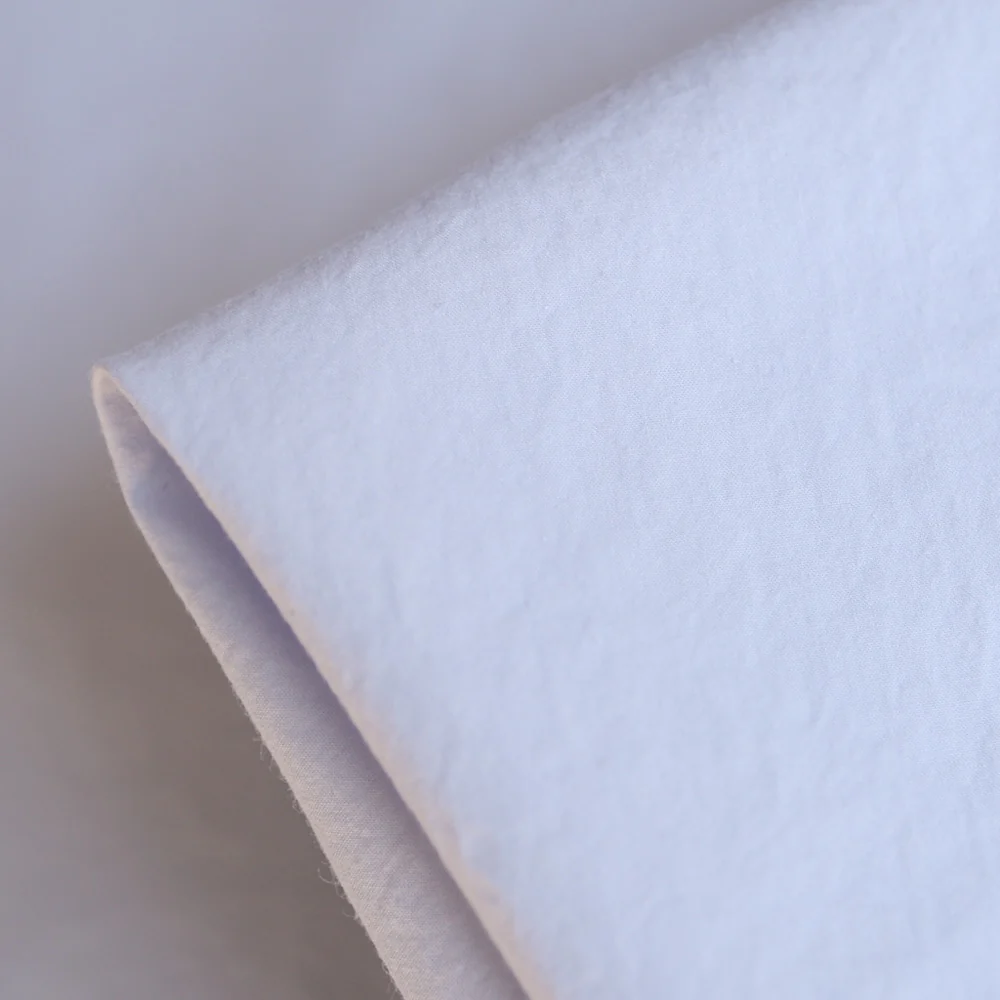 Zumi Poplin - Ice Blue Washer Finish