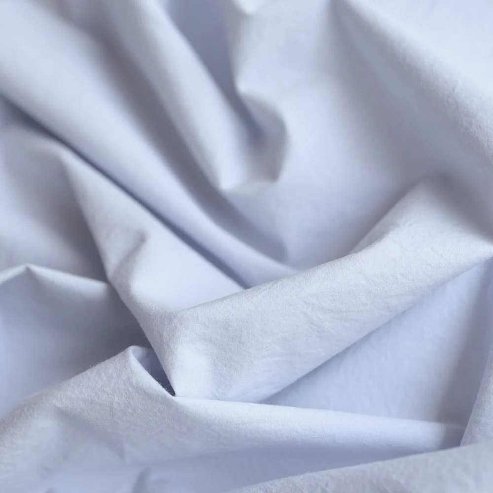 Zumi Poplin - Ice Blue Washer Finish - Image 2