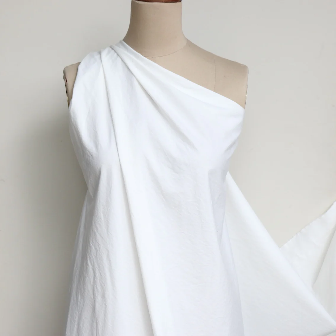 Zumi Poplin Off White - Washer Finish - Image 5